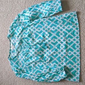 Vineyard Vines Green Women's Top Blouse Small S